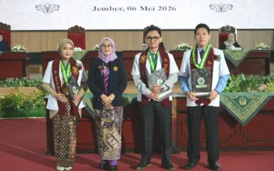 Producing Outstanding Doctors, FK UNEJ Achieves 100 Percent UKNPDPD Pass Rate During the Inauguration of 43 New Doctors